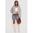 thumbnail image 1 of Women's Almost Famous Mock Neck Zip Front Puffer Jacket, 1 of 5