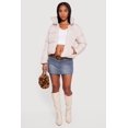 thumbnail image 1 of Women's Almost Famous Mock Neck Zip Front Puffer Jacket, 1 of 5