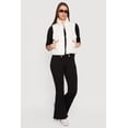 thumbnail image 1 of Women's Almost Famous Quilted Puffer Vest with Bows, 1 of 5