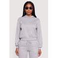 thumbnail image 1 of Women's Almost Famous Rhinestone Studded Fleece Pullover Hoodie, 1 of 5