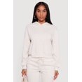 thumbnail image 1 of Women's Almost Famous Rhinestone Studded Fleece Pullover Hoodie, 1 of 5