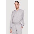thumbnail image 1 of Women's Almost Famous Zip Front Long Sleeve Hoodie, 1 of 4