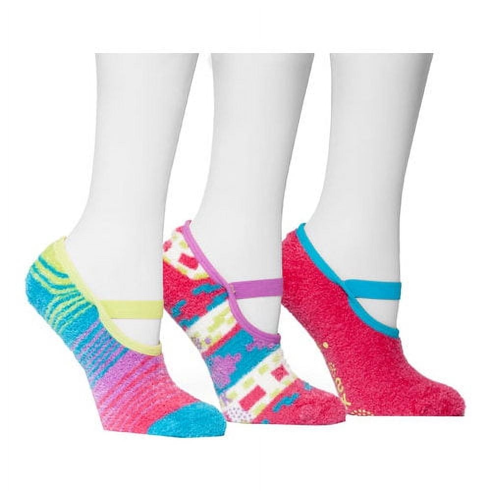 Women's Aloe Maryjanes 3-Pair Sock Pack - Walmart.com