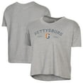 thumbnail image 1 of Women's Alternative Apparel  Gray Gettysburg Bullets Retro Jersey Headliner Cropped T-Shirt, 1 of 3