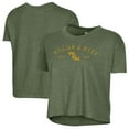 thumbnail image 1 of Women's Alternative Apparel  Green William & Mary Tribe Retro Jersey Headliner Cropped T-Shirt, 1 of 3