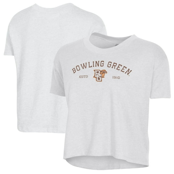 Women's Alternative Apparel White Bowling Green St. Falcons Retro Jersey Headliner Cropped T-Shirt