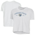 thumbnail image 1 of Women's Alternative Apparel  White Morgan State Bears Retro Jersey Headliner Cropped T-Shirt, 1 of 3