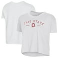thumbnail image 1 of Women's Alternative Apparel  White Ohio State Buckeyes Retro Jersey Headliner Cropped T-Shirt, 1 of 3