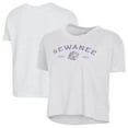 thumbnail image 1 of Women's Alternative Apparel  White Sewanee Tigers Retro Jersey Headliner Cropped T-Shirt, 1 of 3