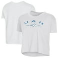 thumbnail image 1 of Women's Alternative Apparel  White UAH Chargers Retro Jersey Headliner Cropped T-Shirt, 1 of 3