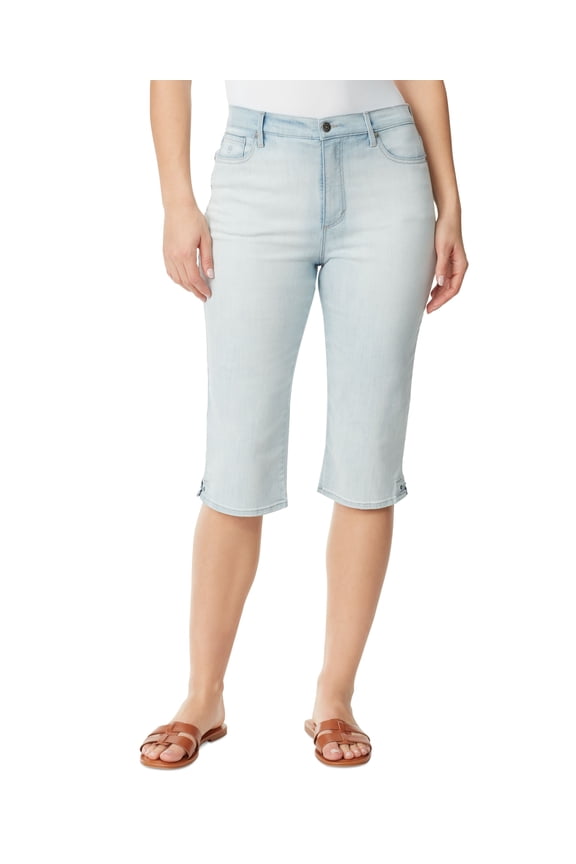 Women's Amanda High-Rise Skimmer Capri Jeans Dubai Wash 14