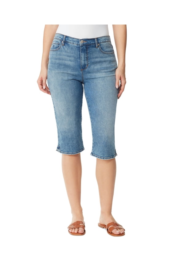 Women's Amanda High-Rise Skimmer Capri Jeans Sardinia Wash 10