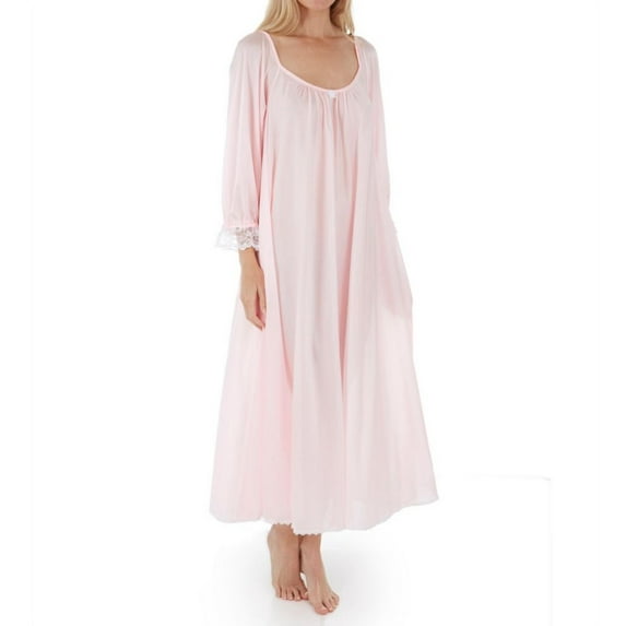 Women's Amanda Rich 107-SH Long Sleeve Ankle Length Gown (Light Pink L)