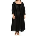 thumbnail image 1 of Women's Amanda Rich 107-SHX Plus Long Sleeve Ankle Length Gown (Black 2X), 1 of 1