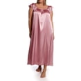 thumbnail image 1 of Women's Amanda Rich 209-40X Plus Satin Long Gown with Flutter Sleeve (Dusty Rose 2X), 1 of 1