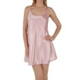 thumbnail image 1 of Women's Amanda Rich 561D-40 9Satin Bias Cut Short Gown (Dusty Rose M), 1 of 1