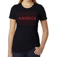thumbnail image 1 of Women's America T-shirts, USA Shirts, Patriotic Shirts for Women - Black MH200WPATRIOT S19 XL, 1 of 3