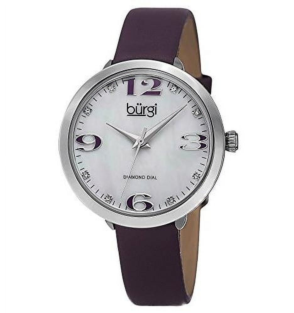 Burgi Elegant Silver and Cream Watch Burgi Women main image 4