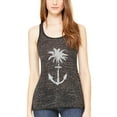 thumbnail image 1 of Women's Anchor Palm Flowy Racerback Tank Top, 1 of 1