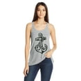thumbnail image 1 of Women's Anchor Printed Flowy Racerback Tank Top, 1 of 2