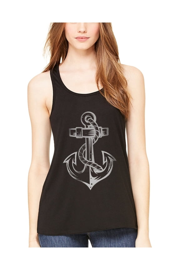 Women's Anchor Printed Racerback Tank Top