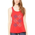 thumbnail image 1 of Women's Anchors Printed Flowy Racerback Tank Top, 1 of 1