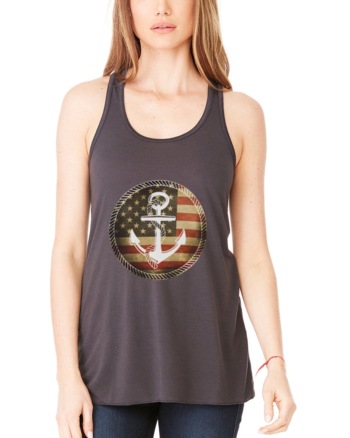 Women's Anchorus Flowy Racerback Tank Top