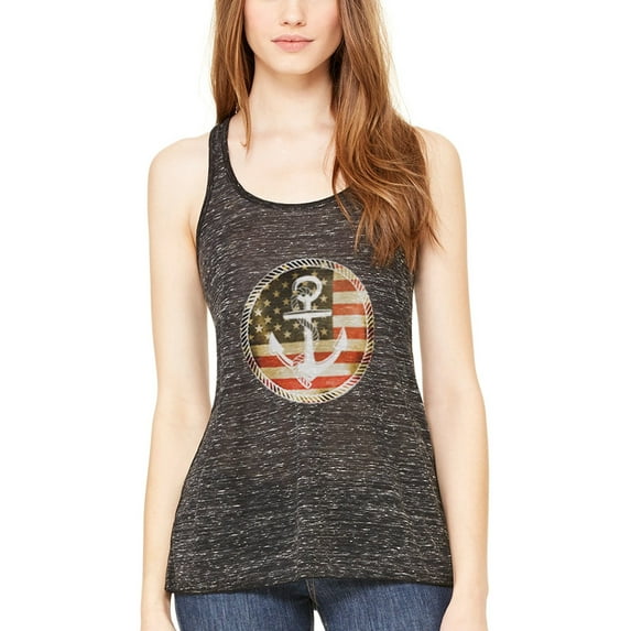 Women's Anchorus Flowy Racerback Tank Top