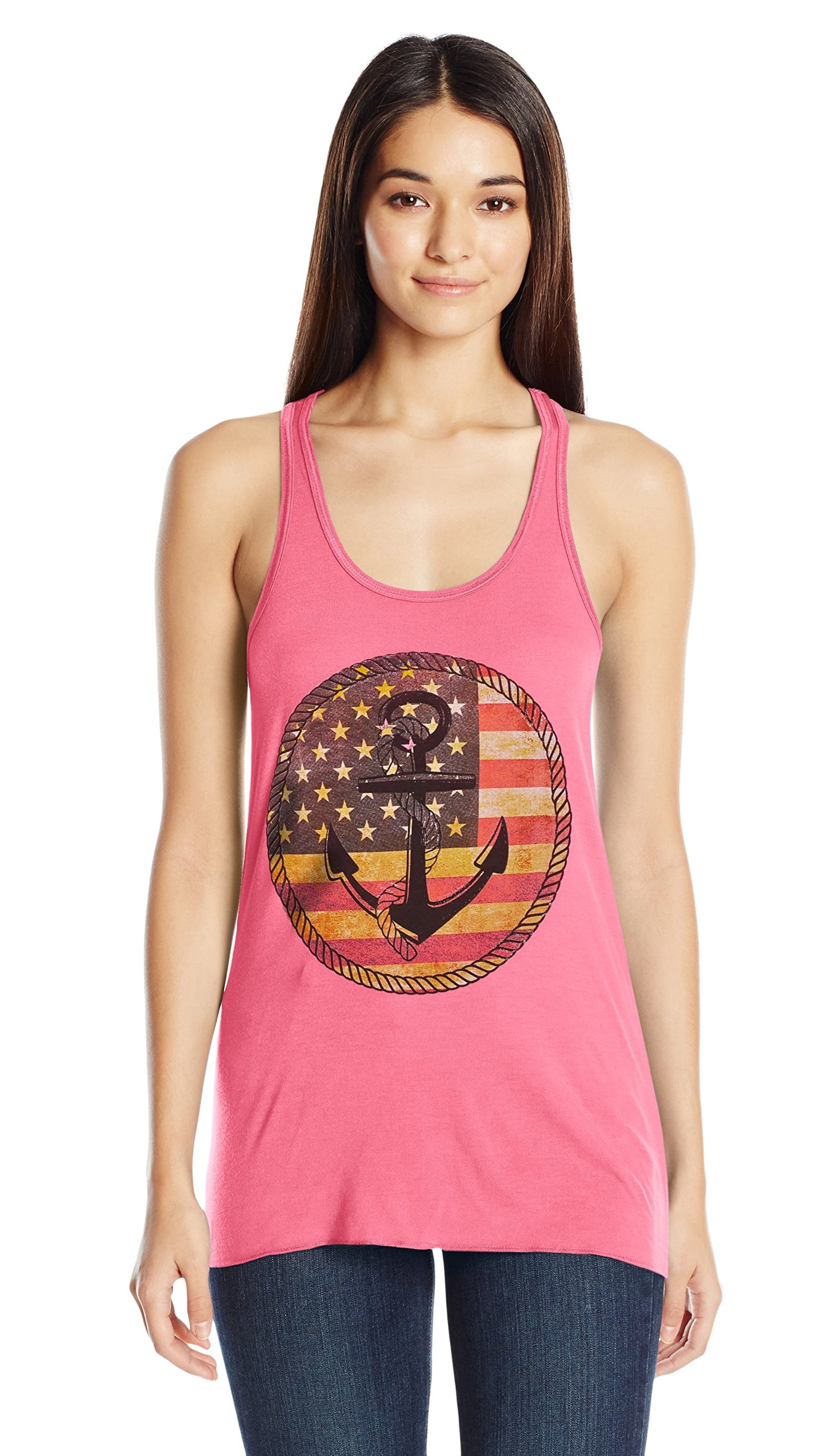 Women's Anchorus Flowy Racerback Tank Top