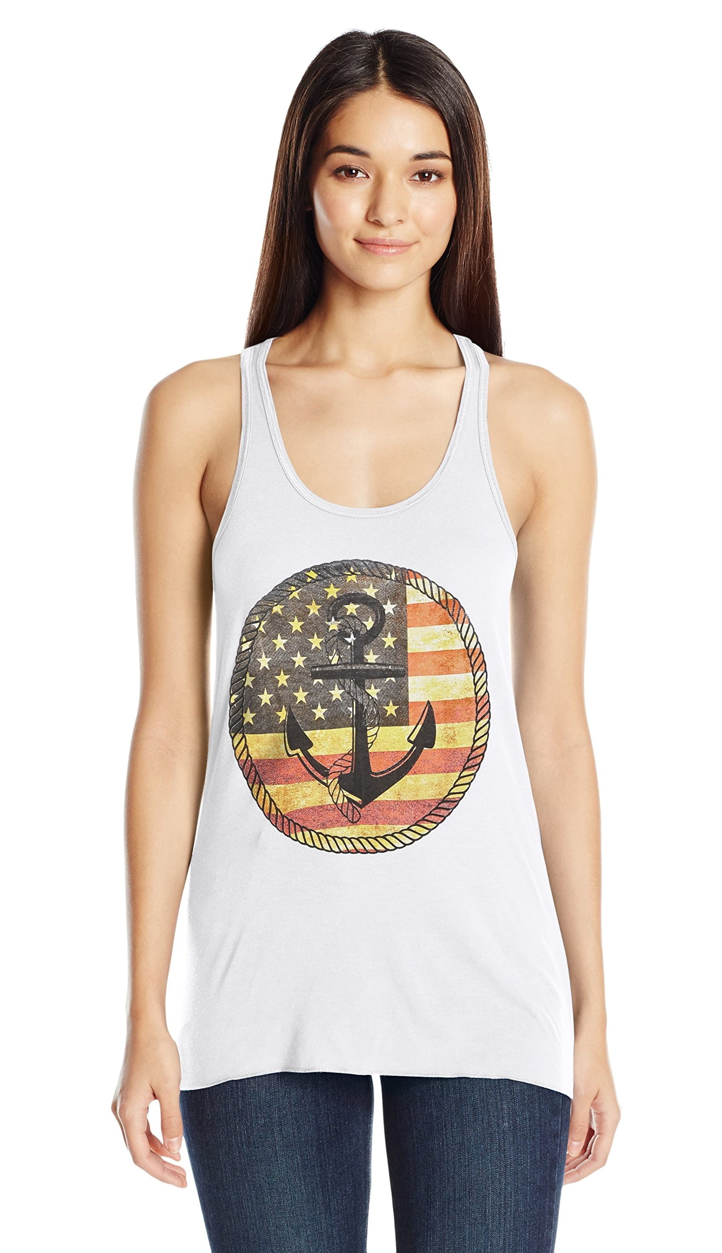Women's Anchorus Flowy Racerback Tank Top