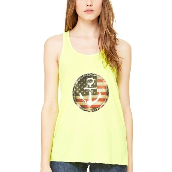 Women's Anchorus Flowy Racerback Tank Top