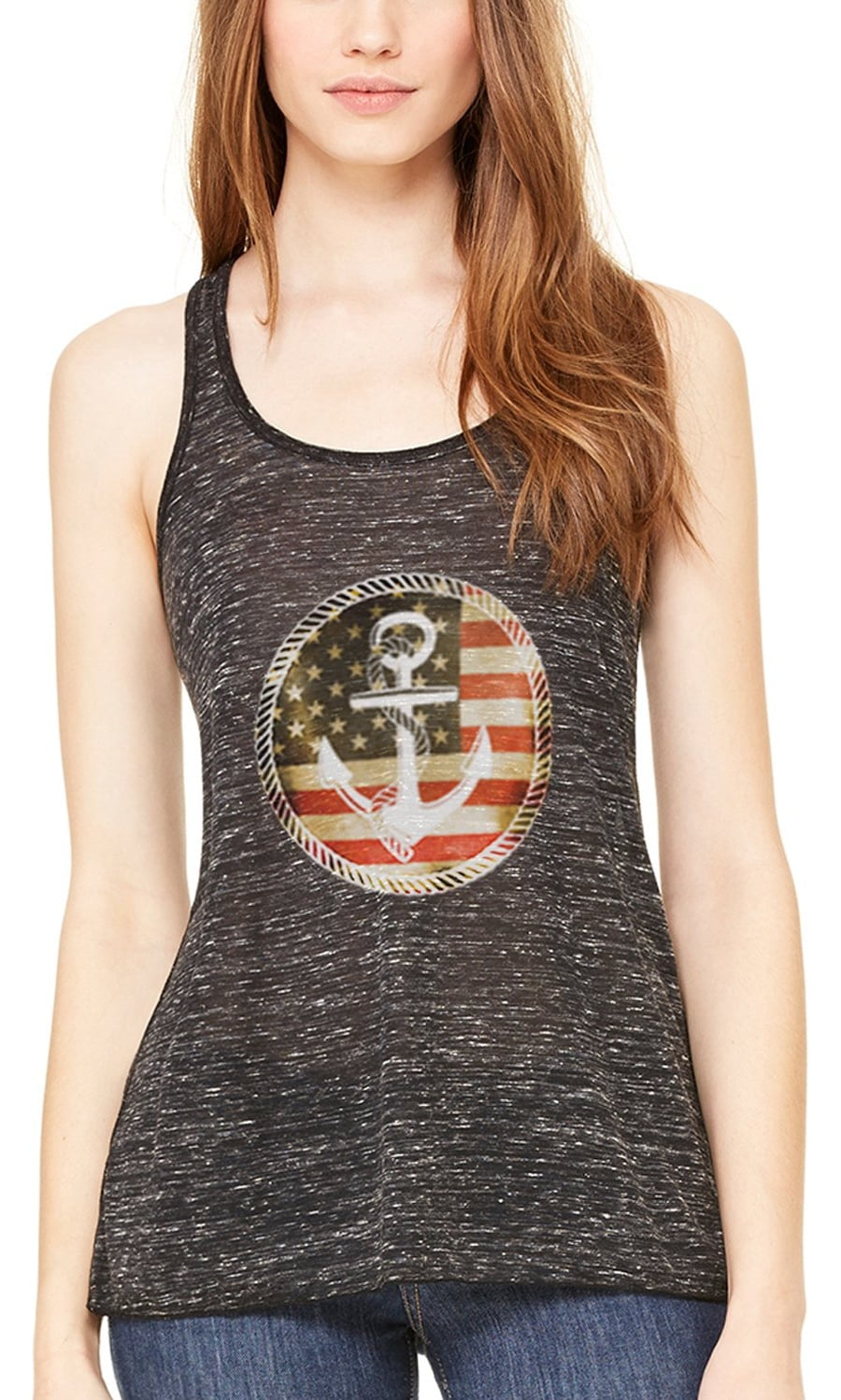 Women's Anchorus Flowy Racerback Tank Top
