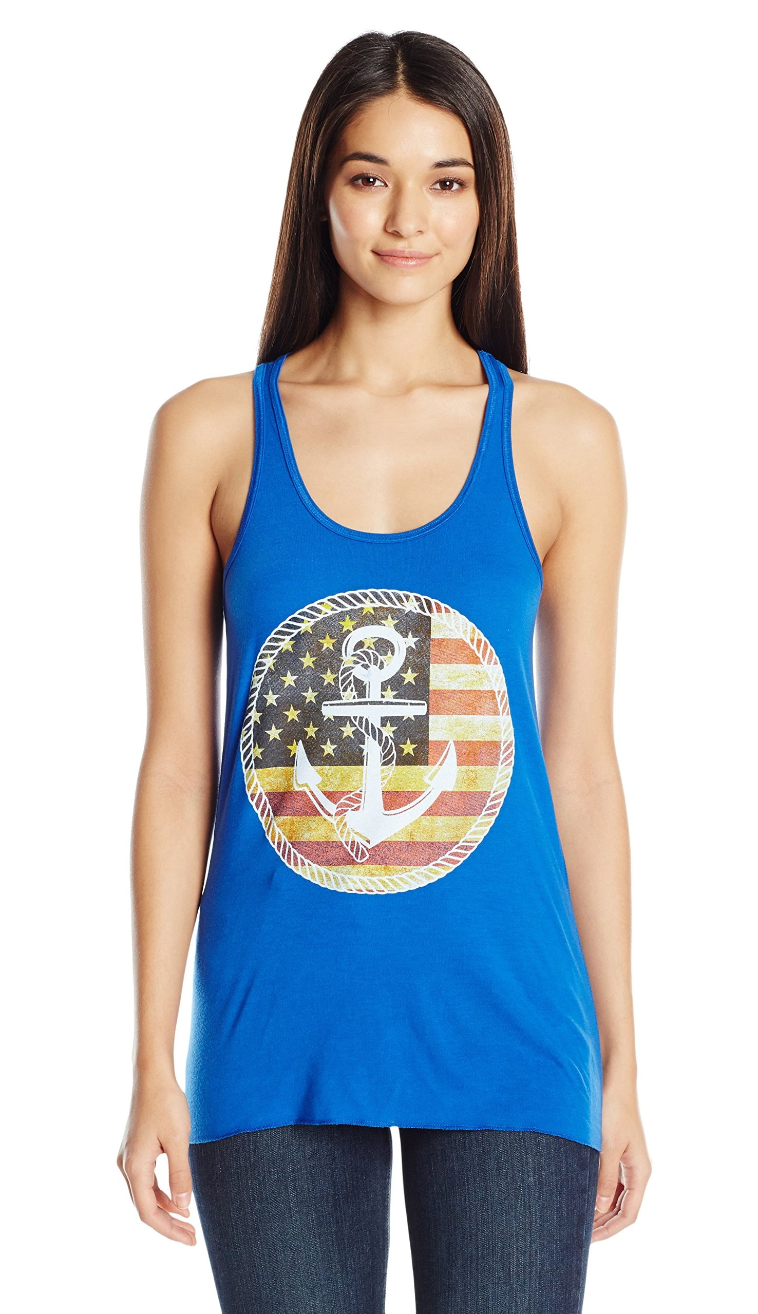 Women's Anchorus Flowy Racerback Tank Top