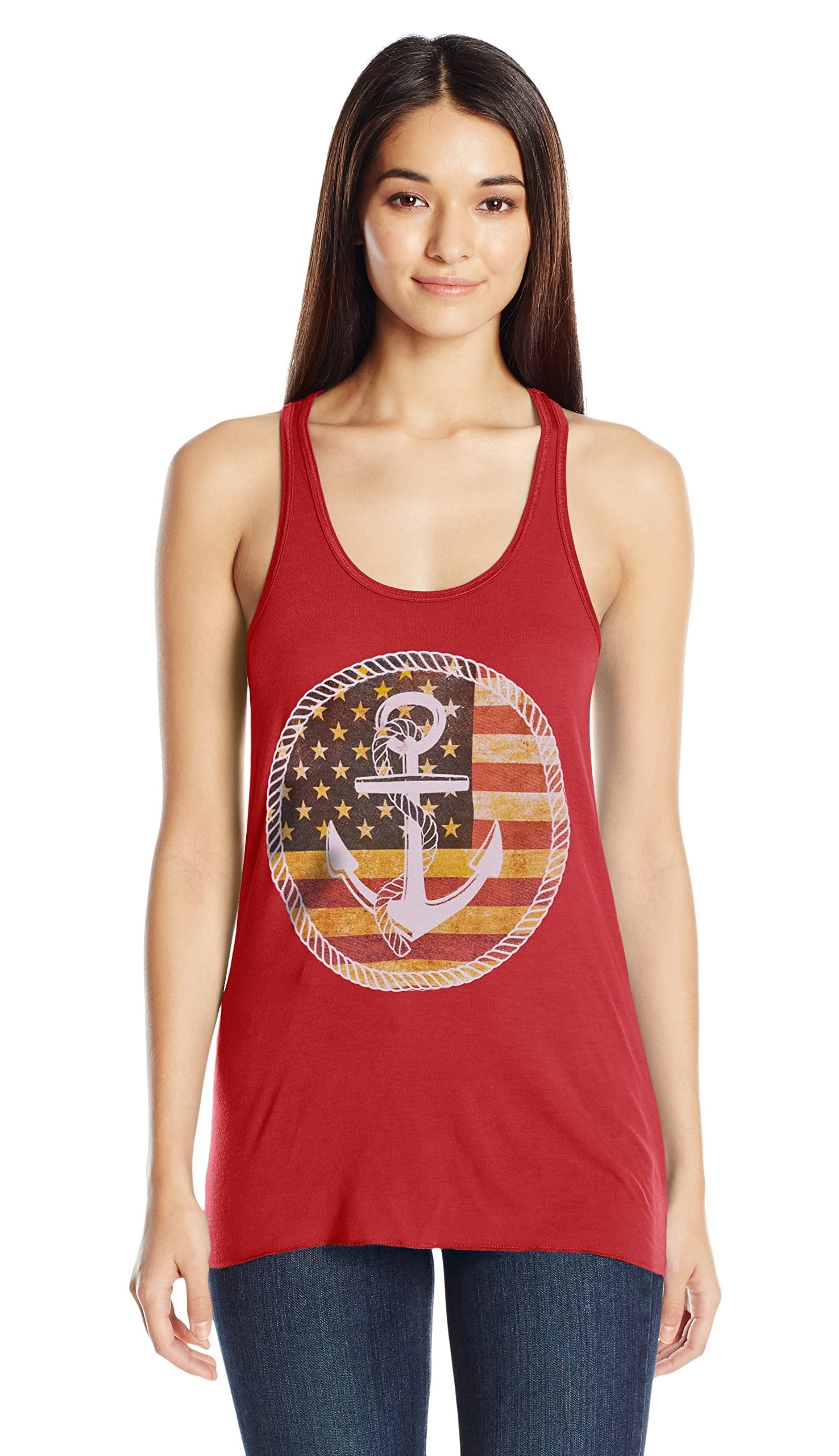 Women's Anchorus Flowy Racerback Tank Top