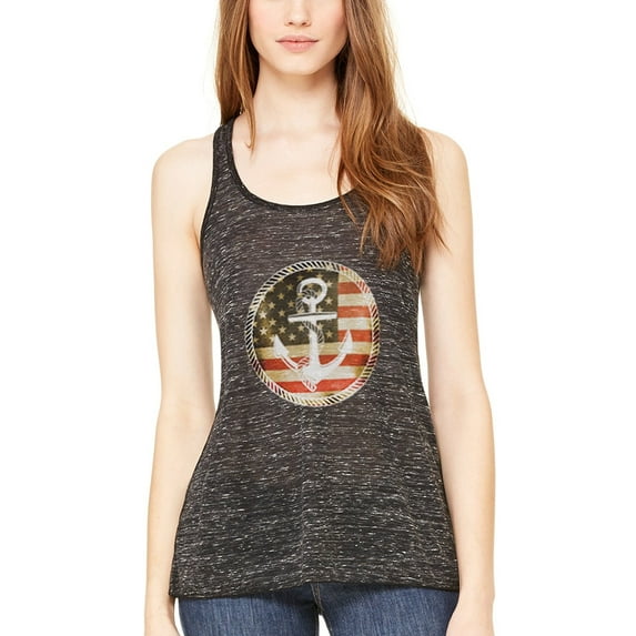 Women's Anchorus Flowy Racerback Tank Top