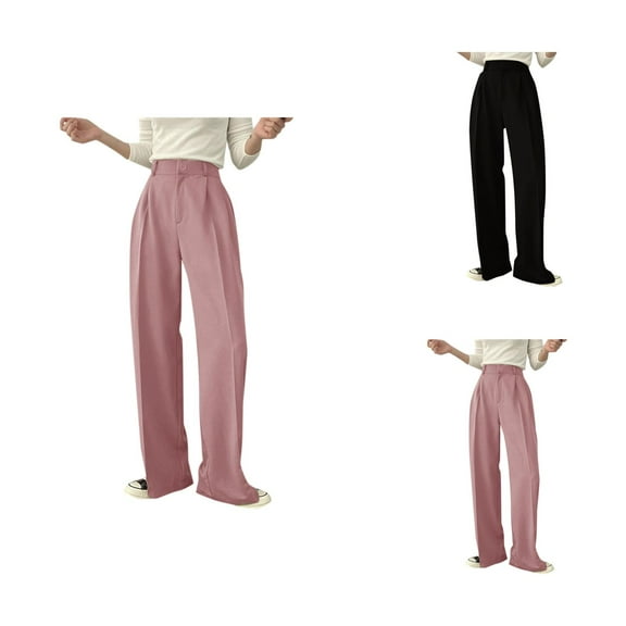 Women's And Relaxed Solid Color Western Suit Pants For Spring And Autumn Pants For Women Casual