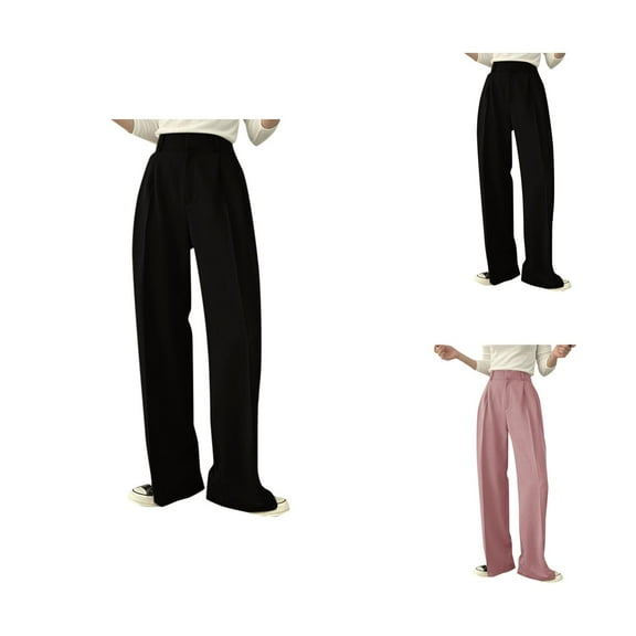 Women's And Relaxed Solid Color Western Suit Pants For Spring And Autumn Woman Capri Pants For Summer