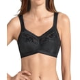 thumbnail image 1 of Women's Anita Best 5349X Care Safina Embroidered Soft Cup Bra (Black 36D), 1 of 5