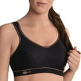 thumbnail image 1 of Women's Anita Best 5527 Active Maximum Support Wire Free Sports Bra (Black Gold 36B), 1 of 6