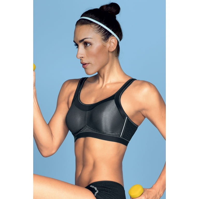 Ultimate Sports Bra® - Black  Sports bra, Black sports bra, High