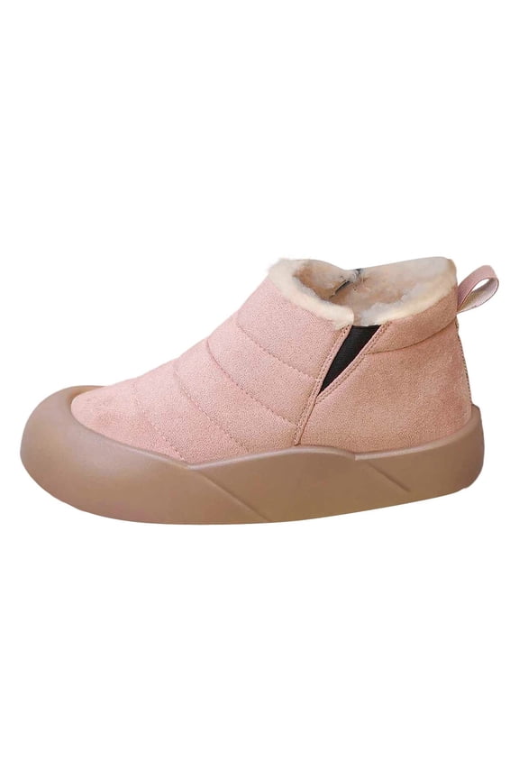 Women's Ankle Boots Fashion Winter Suede Booties Featuring Soft for Casual Comfort for Daily Wear