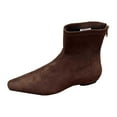 thumbnail image 1 of Women's Ankle Boots Suede Flat Pointed Toe Sock On Stretch Fit Comfortable Casual Footwear Ideal for Daily Wear, 1 of 5