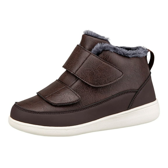 Women's Ankle Boots Winter Lined Leather Comfortable Cushioned Warm Footwear for Ladies Outdoor Walking