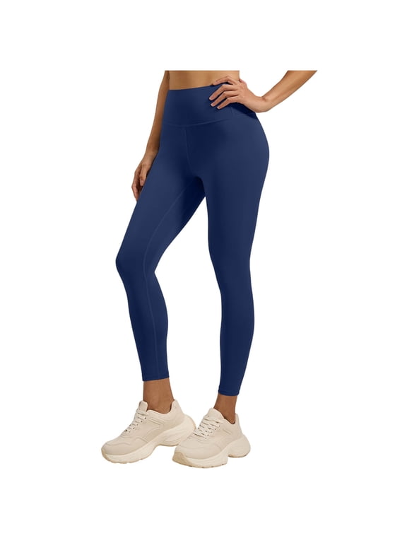Women's Ankle Length Yoga Leggings Sport Casual Solid Color Fashion Waist Yoga Pants Quick Dry Compression Tights
