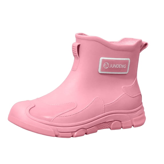 Women's Ankle Rain Boots Non Slip Short Boots For Daily Wear Outdoors