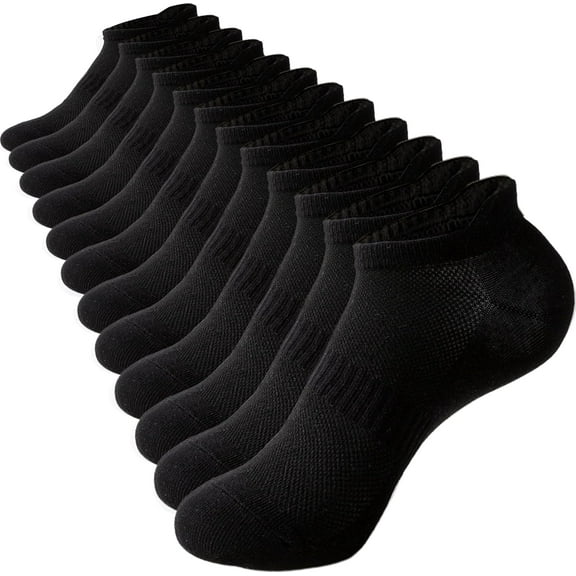 Women's Ankle Socks - 6 Pairs Low Cut Tab & No Show Athletics Sports Running