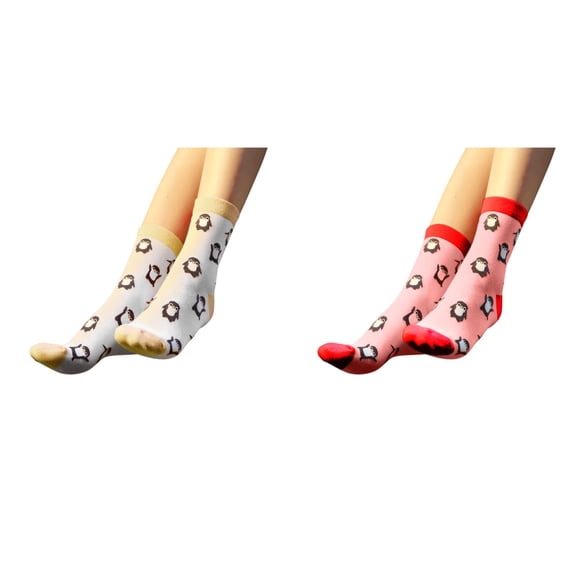 Women's Ankle Socks Women's Knee High Socks Thick Knitted Over The Knee Socks Fall Winter Warm Socks Boot Socks Socks Animal Women Penguin Socks Novelty Fun Cotton Fun Cute Socks