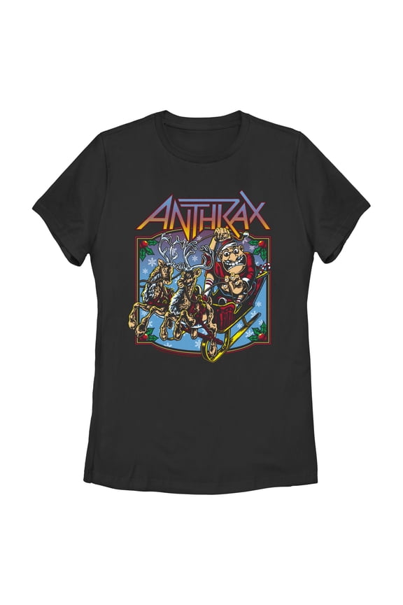 Women's Anthrax Not Man Sleigh Graphic T-Shirt