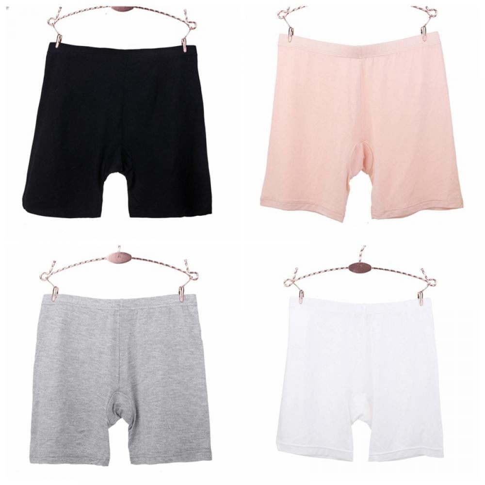 Women's Anti Chafing Cotton Underwear Boy Shorts Long Leg Boyshorts Panties 4 Pack - Walmart.com