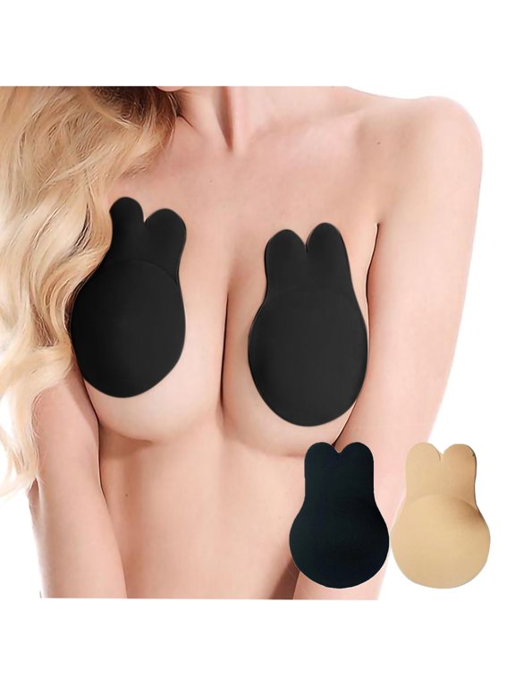 Women's Anti-Penetration Point Adhesive Bra Strapless Reusable Backless Stick Bra Instant Lift Up Tape